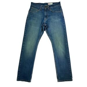 Wrangler Athletic Fit Jeans Mens Blue Denim Pants Casual